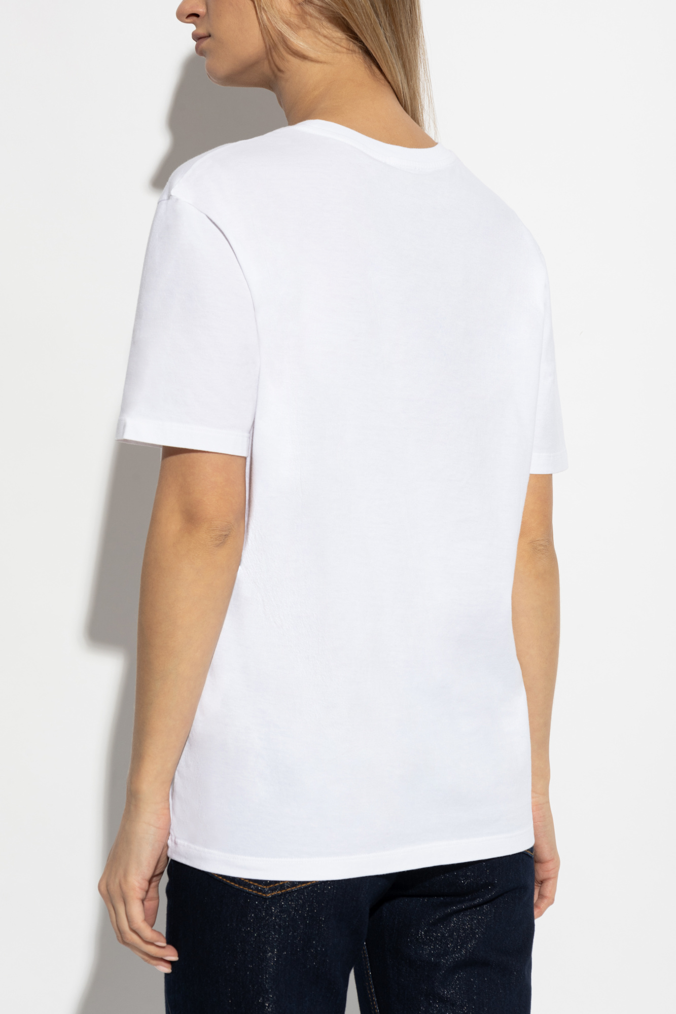Tシャツ・カットソー ETRO T-SHIRTS WHITE - YELLOW Etro T-shirt with embroidery | Women's Clothing | Vitkac